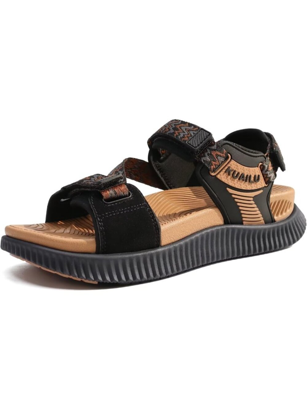 🆕Women Black Brown Orthopedic Walking Sandal with Arch Support Recovery Cushion